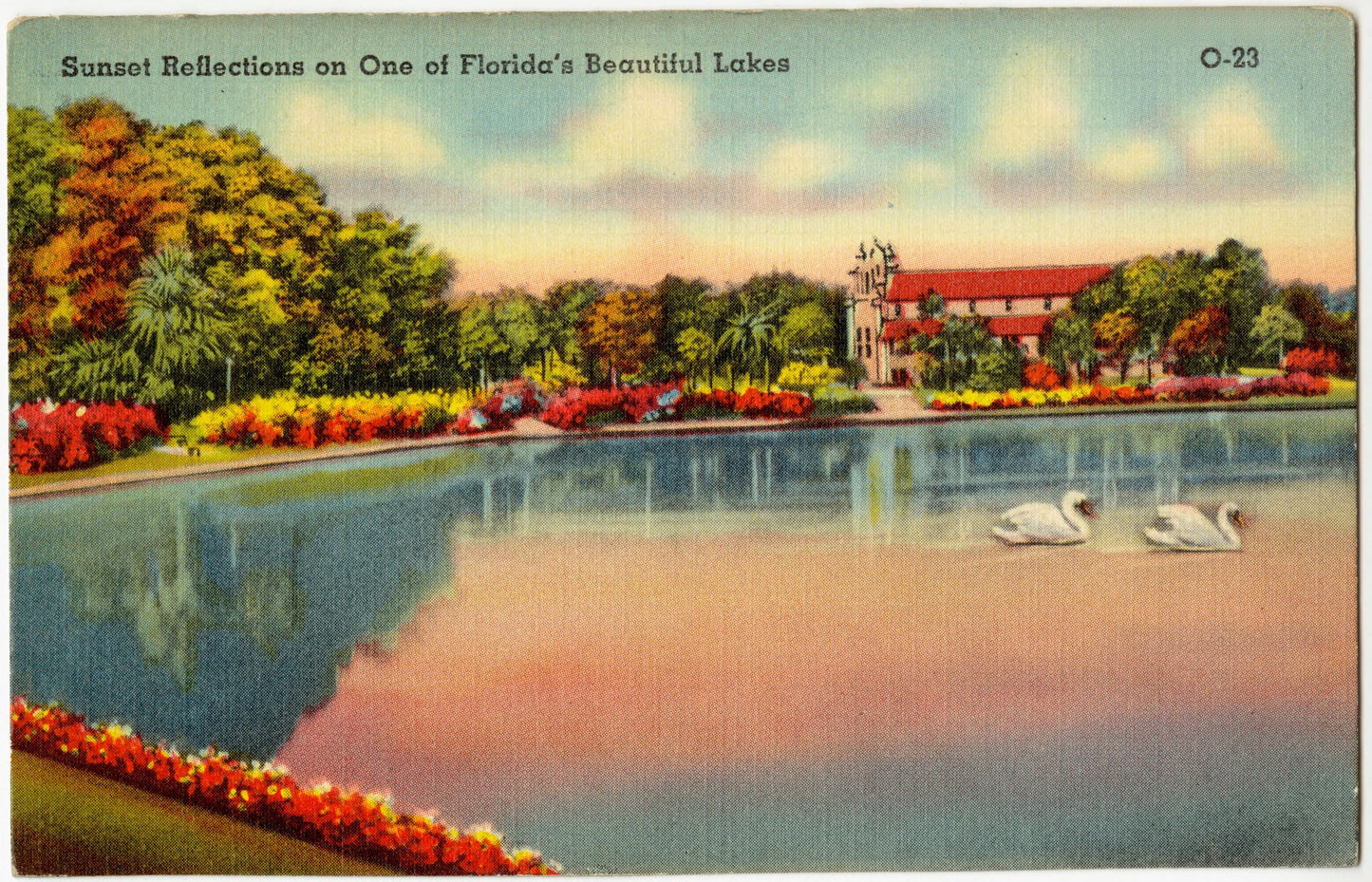 Sunset Reflections on one of Florida's Beautiful Lakes