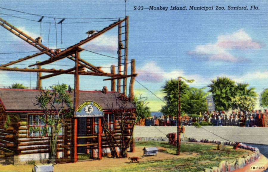 Monkey Island, Municipal Zoo, Sanford