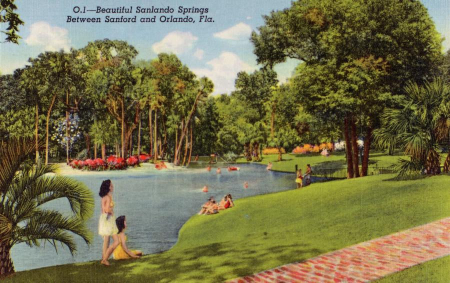 Between Sanford and Orlando