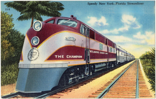 Speedy New York to Florida Streamliner