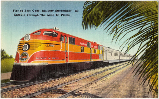 Florida East Coast Railroad Streamliner